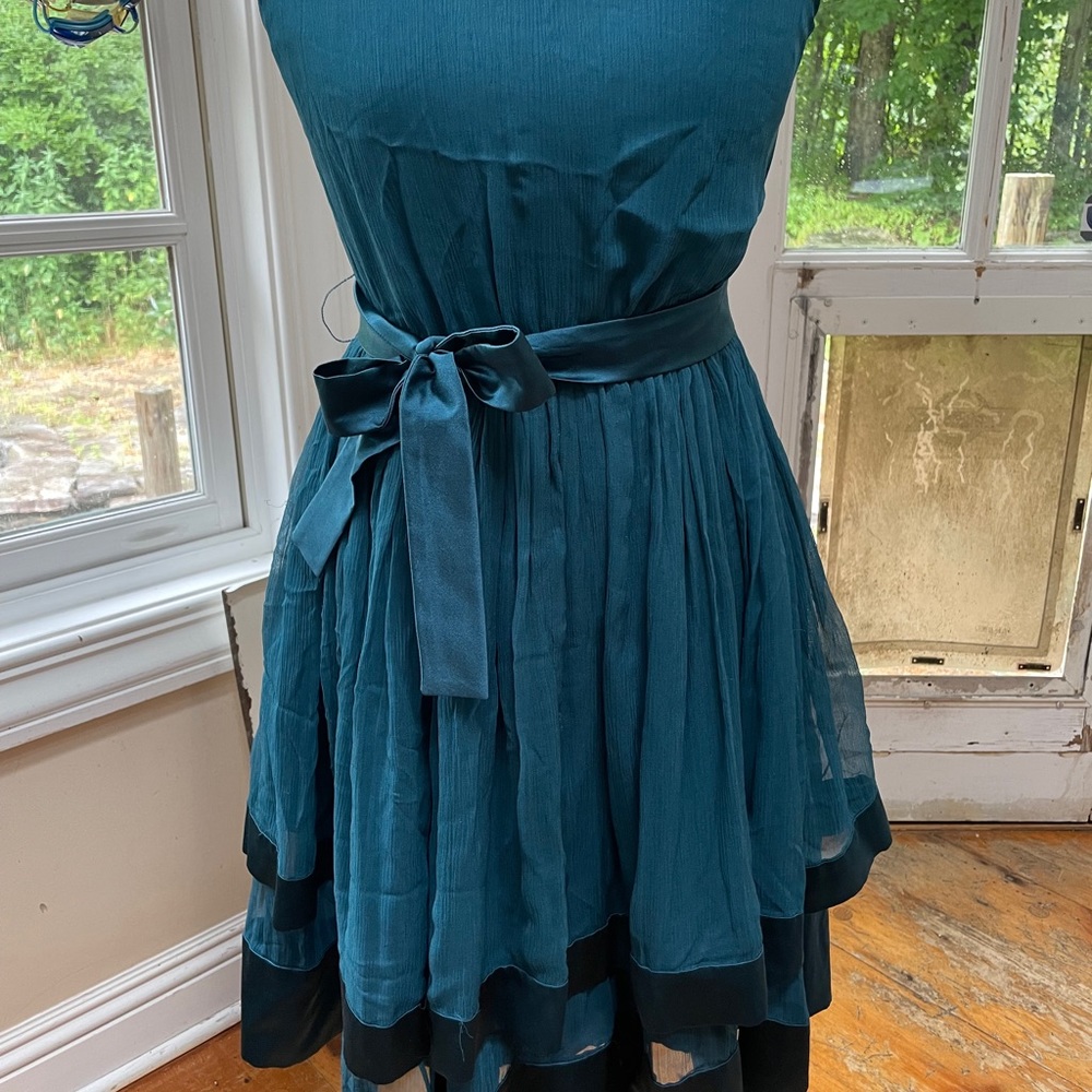blue Betsey Johnson evening dress